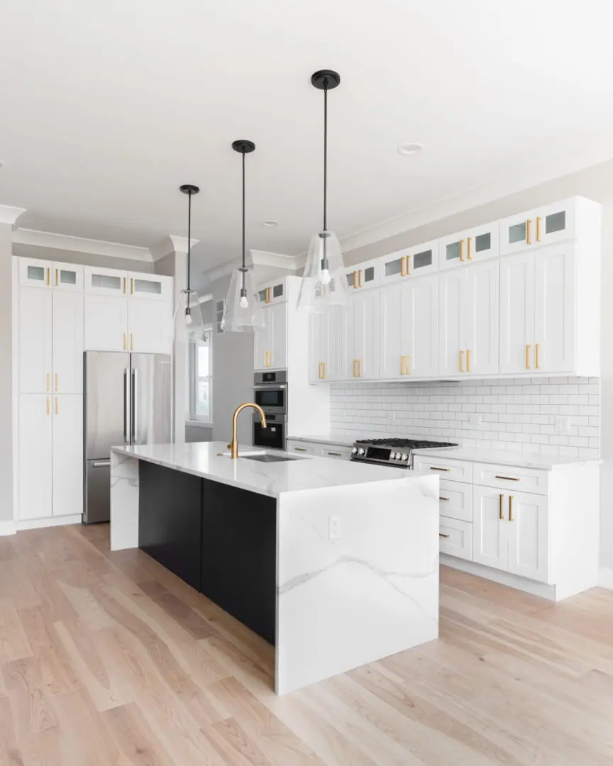white kitchen cabinet